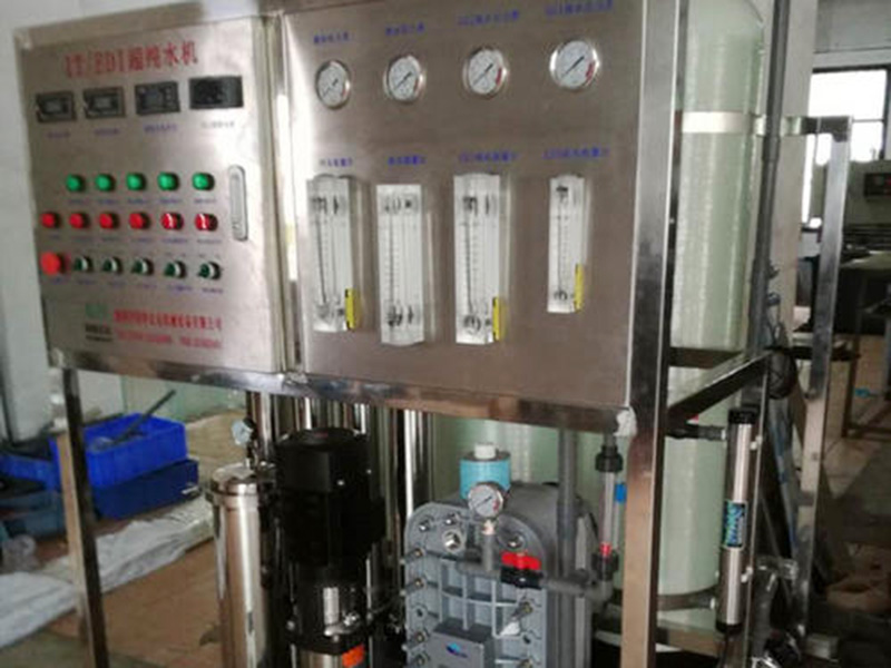 EDI模塊對海水和高鹽度苦咸水，設產水沖洗管路